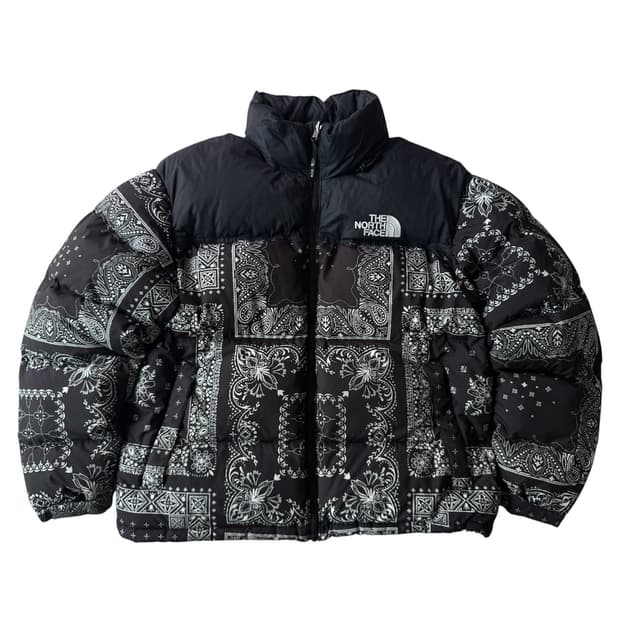 [XL] 노스페이스 1996 눕시 반다나 페이즐리 패딩 