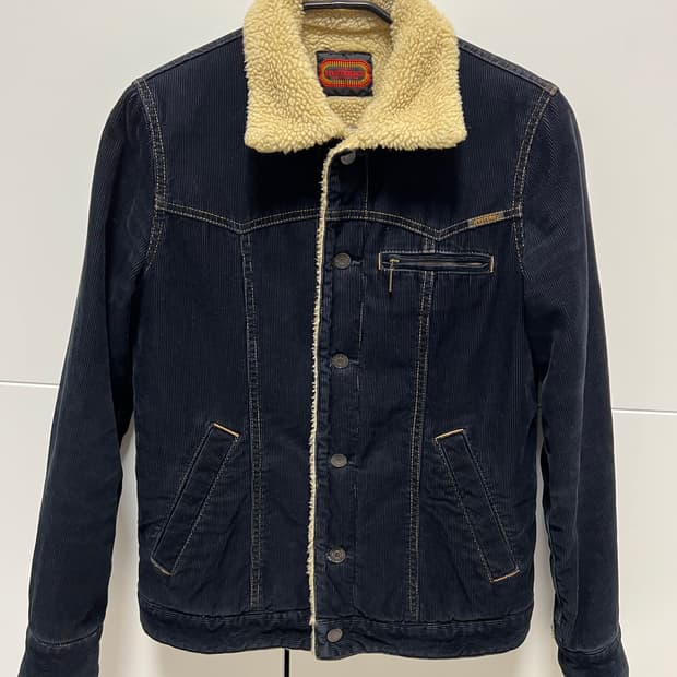 히스테릭글래머 코듀로이 퍼 자켓