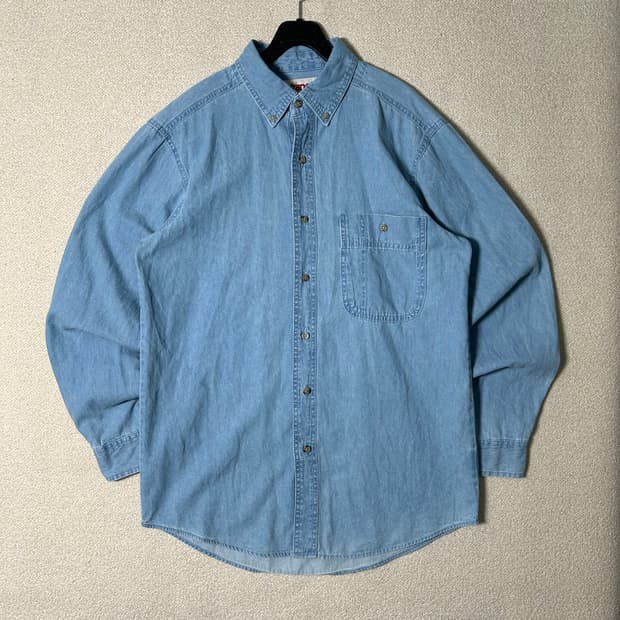 (L) 랭글러 데님 셔츠 