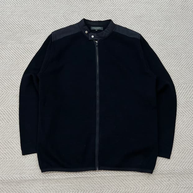 라일앤스콧 차이아넥 울 니트집업 r2968