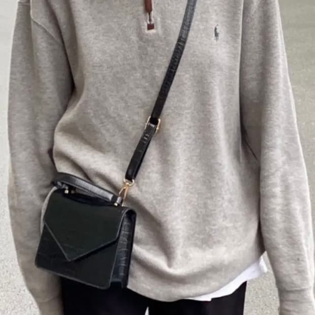 폴로 반집업 카라 반집업 긴팔 빈티지