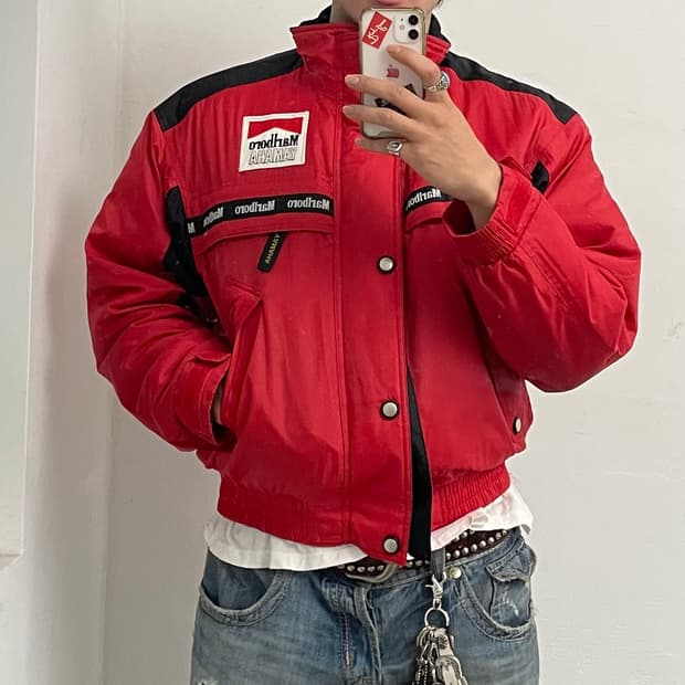 야마하x말보로 레이싱 봄버 자켓