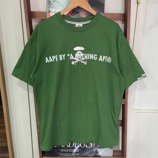 AAPE 에이프 프린팅 반팔 티셔츠