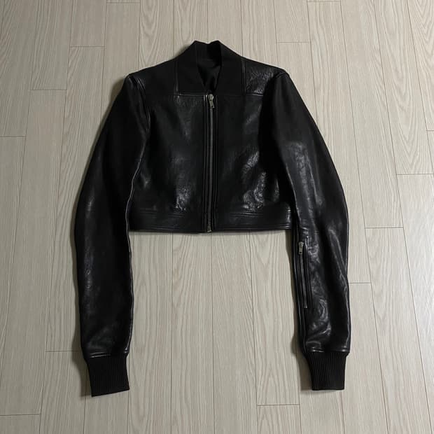 [48] 릭오웬스 17FW 레더 글리터 봄버 LSK