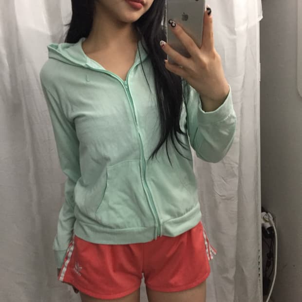 Adidas 아디다스 핑크 백포켓 트레이닝 숏팬츠