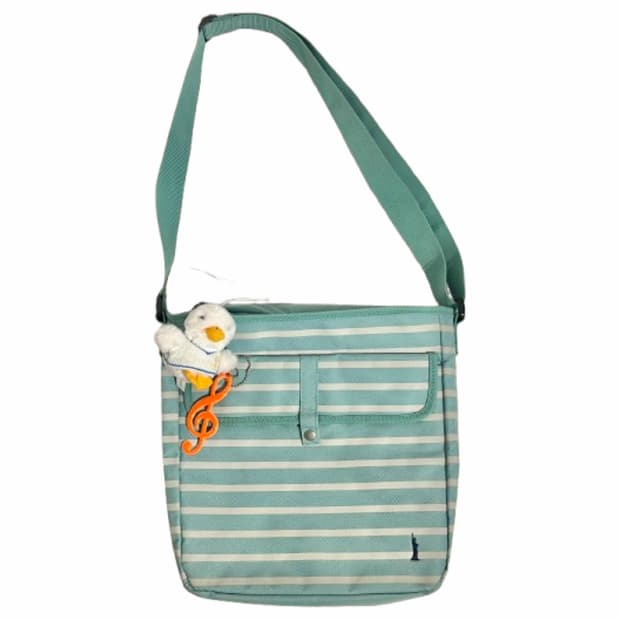 이스트보이 민트 스트라이프 크로스백 🍵