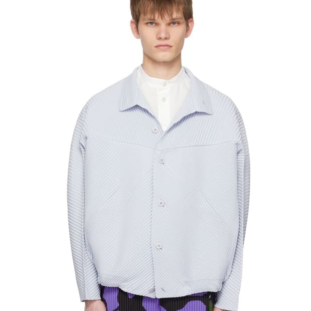 옴므플리세 이세이미야케 하이넥 자켓 판매