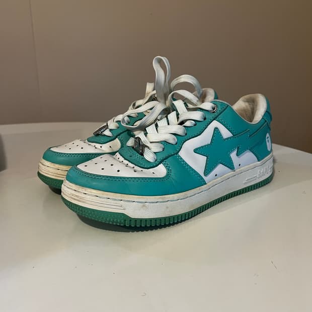 베이프 스타 로우 화이트 그린