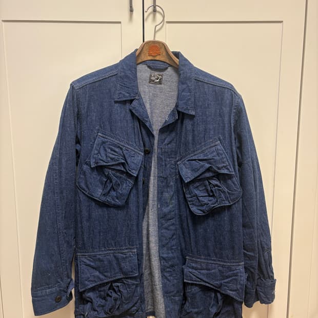 오어슬로우 데님 정글 퍼티그(m, 105사이즈)