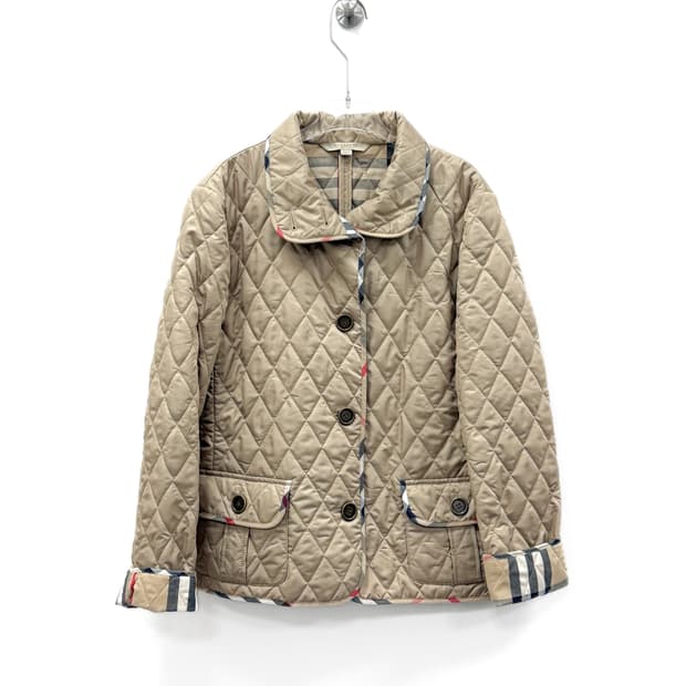 버버리 브릿 베이지 퀼팅 자켓