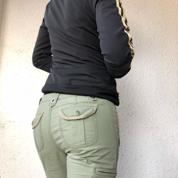  Underwoood 그린 카고 팬츠