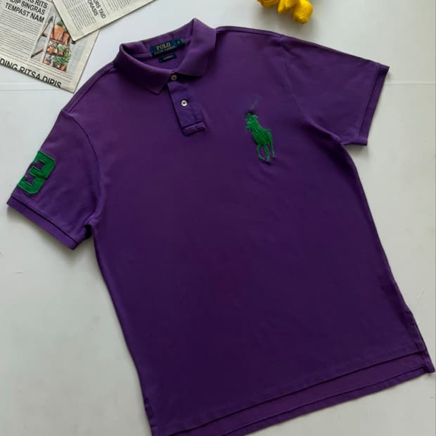 Polo 폴로랄프로렌 빅포니 치프키프 퍼플 카라티