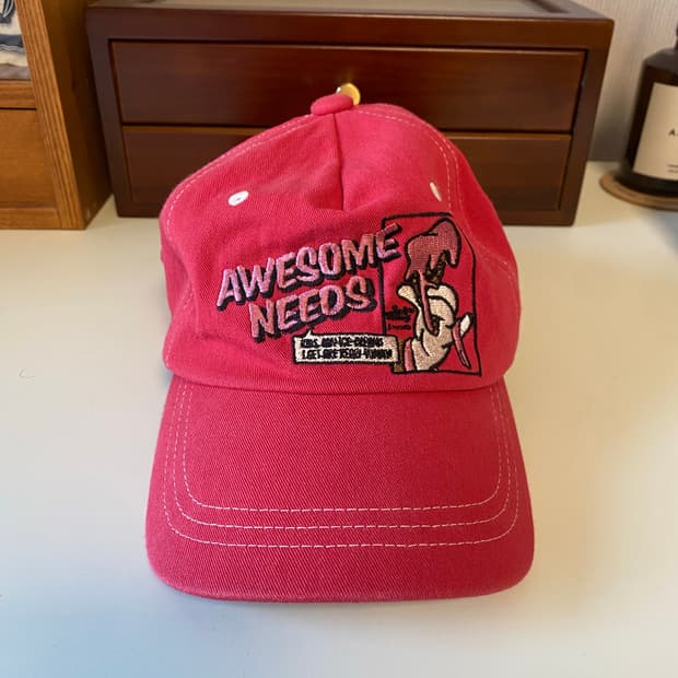 어썸니즈 레드캡모자