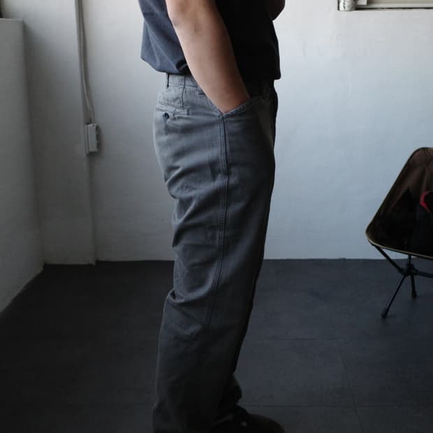 폴로 스트레이트 코튼 팬츠