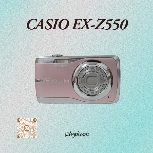 이채영) Casio Exilim EX-Z550 핑크