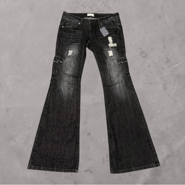 aesynctx SCAR BOOT CUT PANTS
