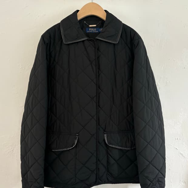 Polo 폴로 랄프로렌 신형 블랙 퀄티드 자켓