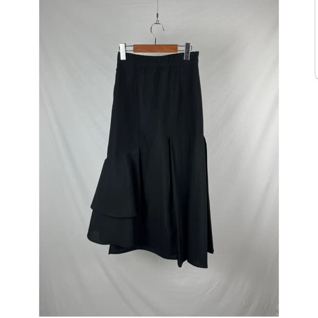 Vintage 절개 디테일 롱스커트