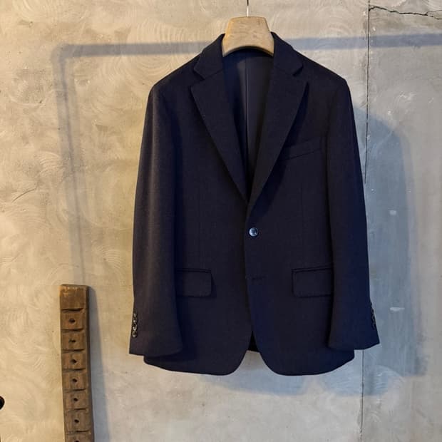 마에스트로 캐시미어 플란넬 자켓 100