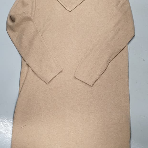 막스마라 캐시미어 니트 원피스 베이지