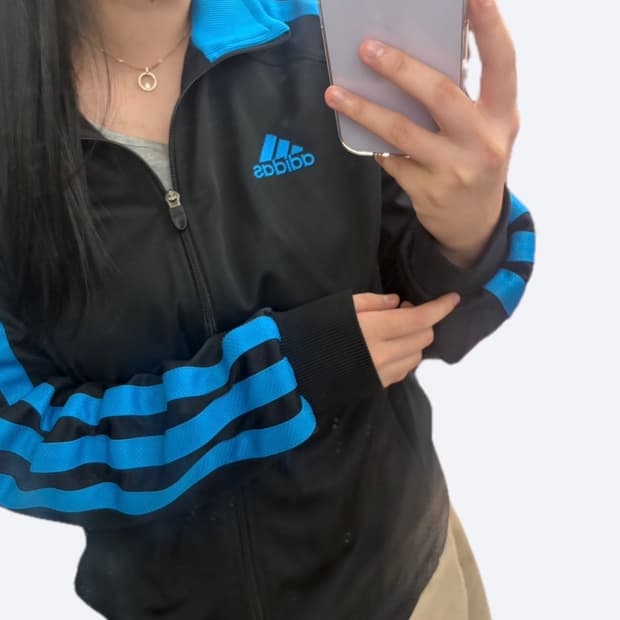 💙아디다스 에센셜 빅 삼선 검파 트랙탑 져지💙