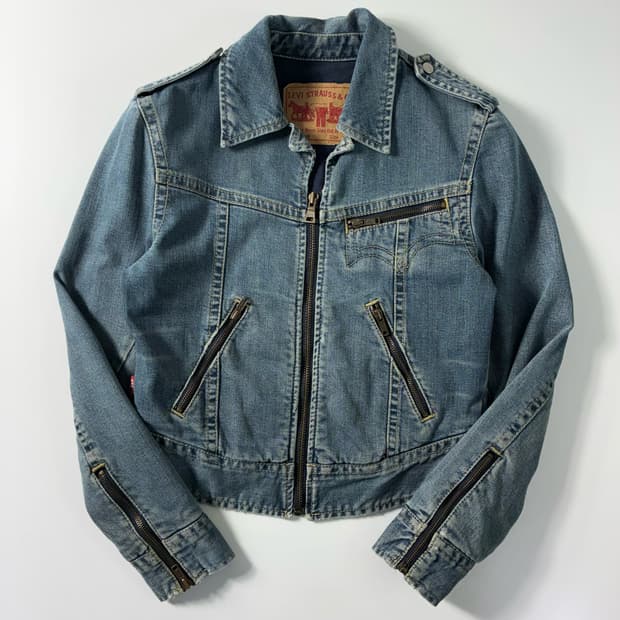 Levi's  리바이스 레드탭 78248 데님 라이더 자켓 