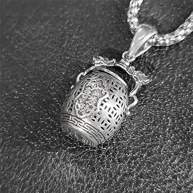 사리라 백동 펜던트 엔틱 선물 부처님 불교 남자 목걸이