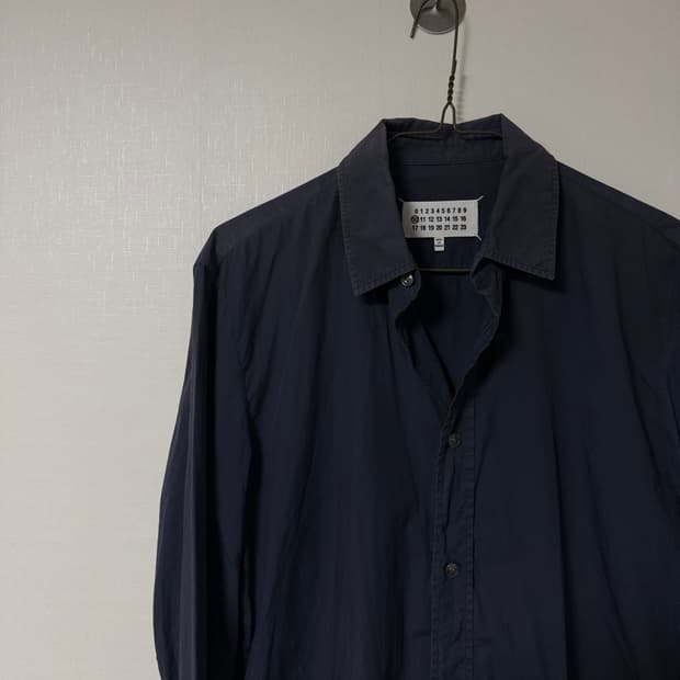 마르지엘라 빈티지 가먼트 코튼 셔츠