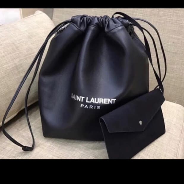 생로랑 테디버킷백