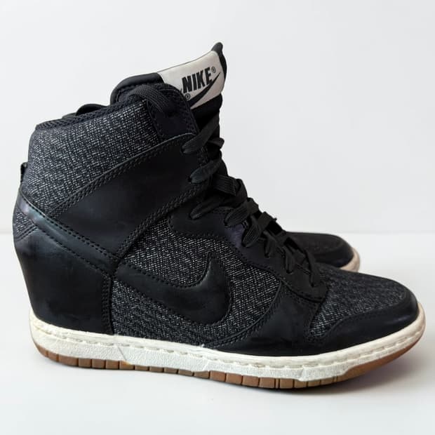 나이키 덩크 스카이 하이(Sky High) 블랙 데님 컬러 -240