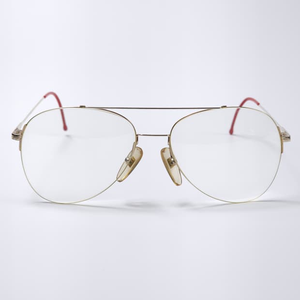 90년도 18K 도금 빈티지 투브릿지 안경