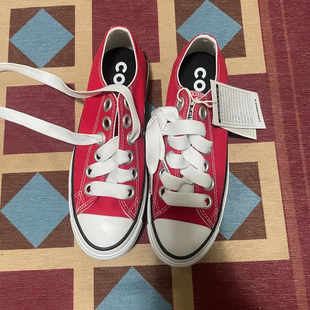 컨버스 척 테일러 올스타 리프트 플랫폼 스케치 레드