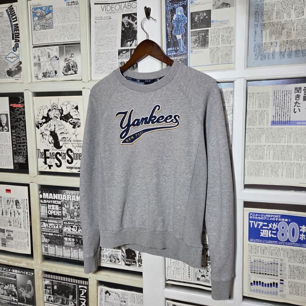 MLB 뉴욕양키스 그레이 맨투맨