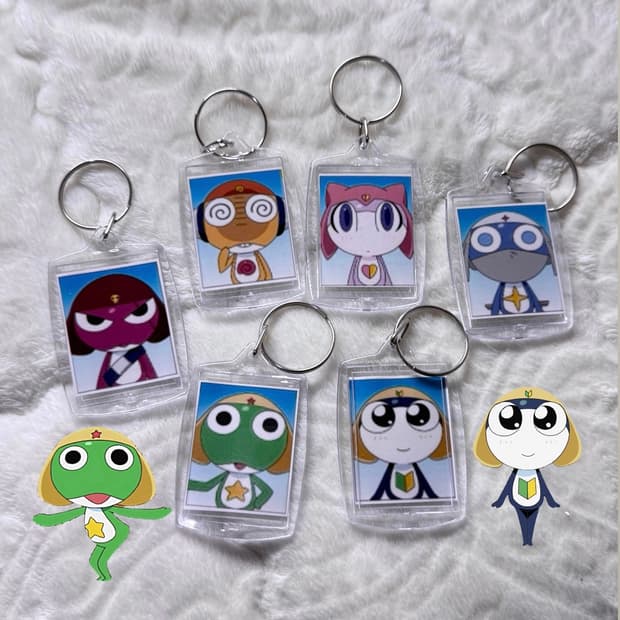 개구리 중사 케로로 증명사진 키링