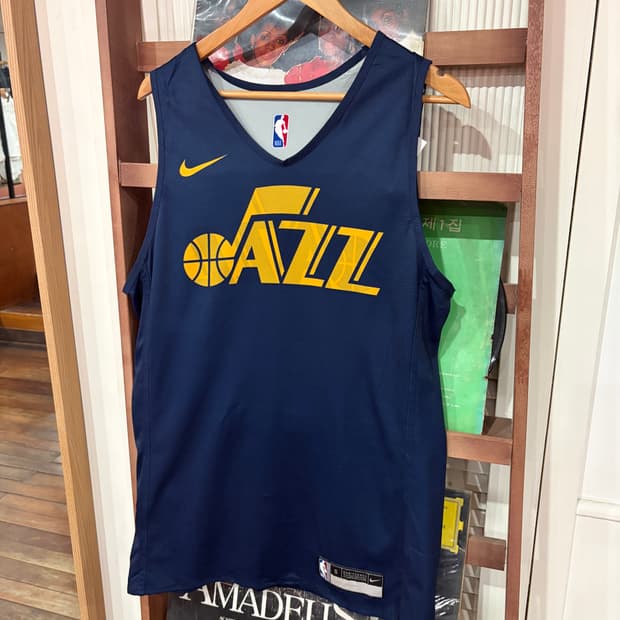 J91 나이키 NBA 유타 재즈 스윙맨 져지