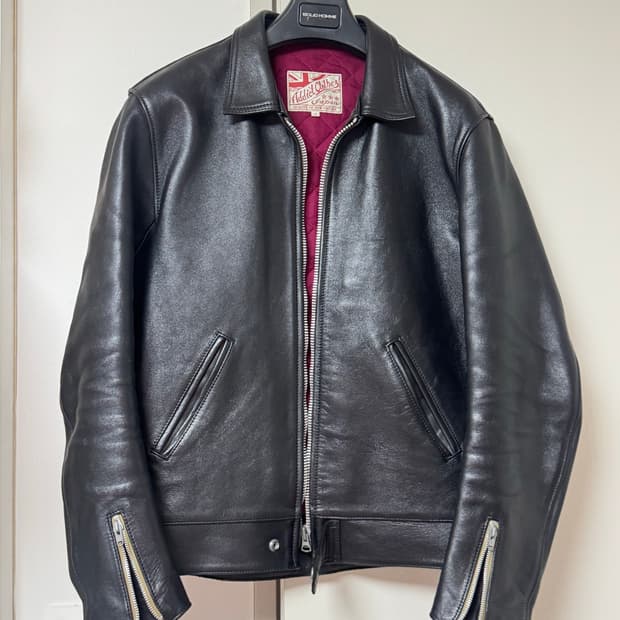 어딕트클로즈 ad-01 홀스하이드 흑심 말가죽 42