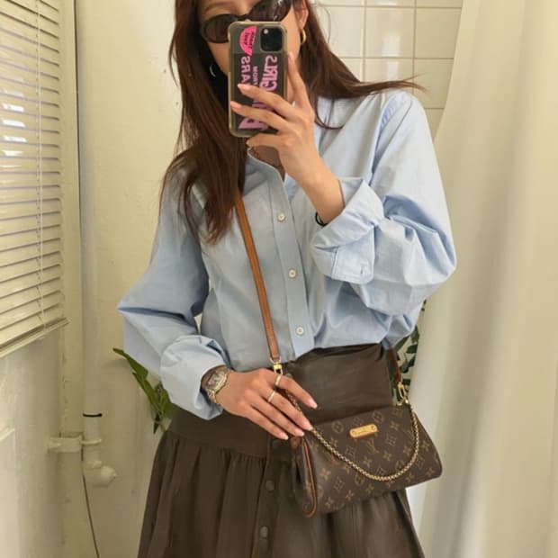 루이비롱 모노그램 에바클러치(정품)