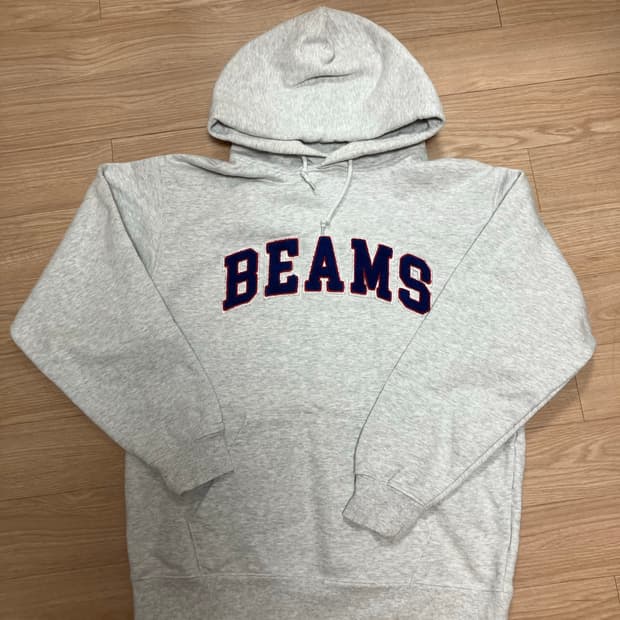 빔즈 BEAMS 아이보리 후드 L