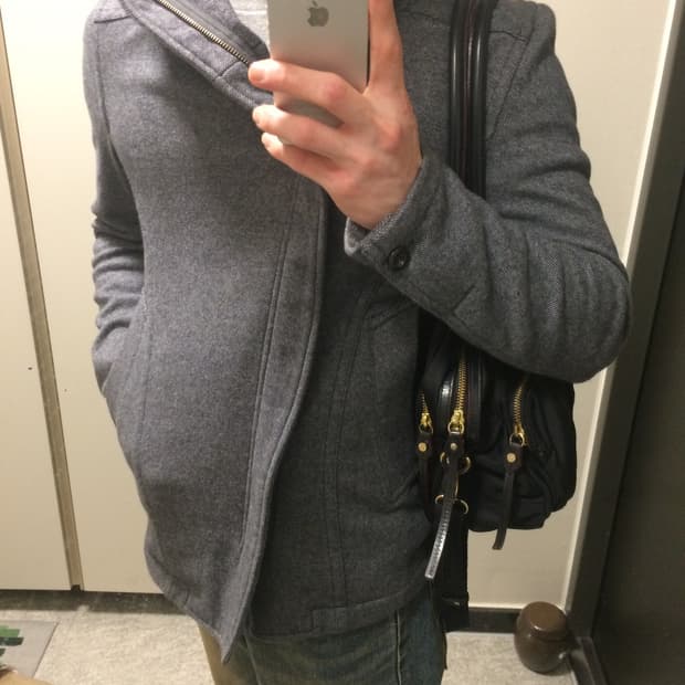 Asymmetric Hooded Jacket