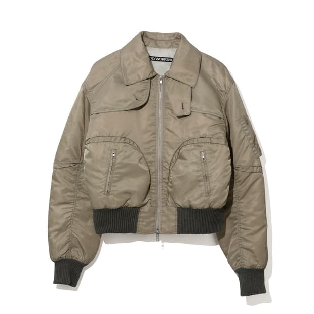 오들리워크샵 Padded Quad Bomber Jacket