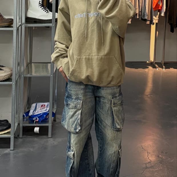디스이즈네버댓 스펠아웃 후드티 A1502