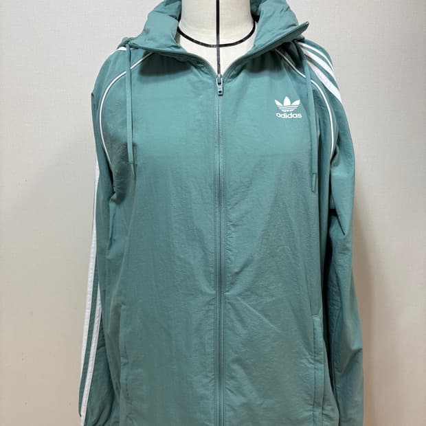 아디다스 adidas original 민트 바람막이 져지