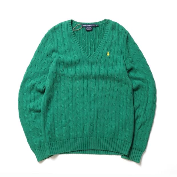 랄프로렌 스포츠 Ralph Lauren Sport V-neck Cable