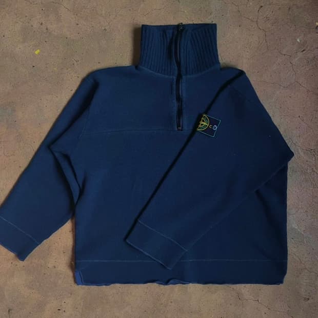 95SS 스톤아일랜드 하프 집업 플리스 아카이브