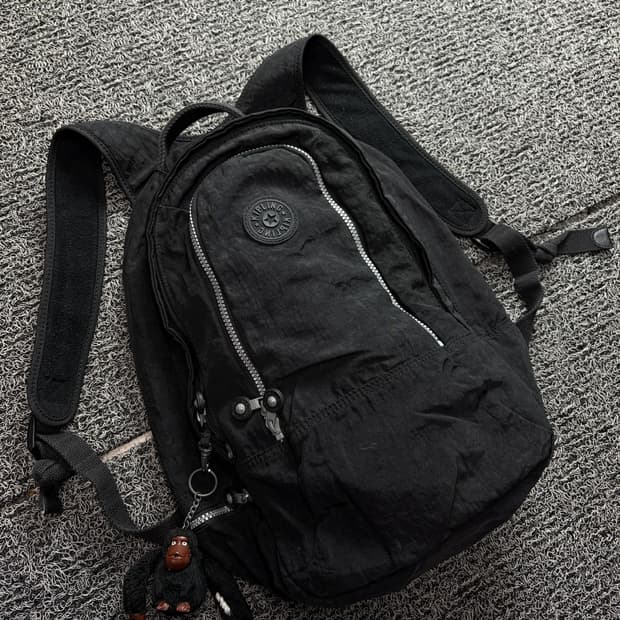 키플링 y2k 올드스쿨 고릴라 키링 백팩 블랙 1593