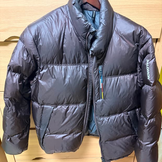 살로몬 컨투어 패딩 초콜릿 xl