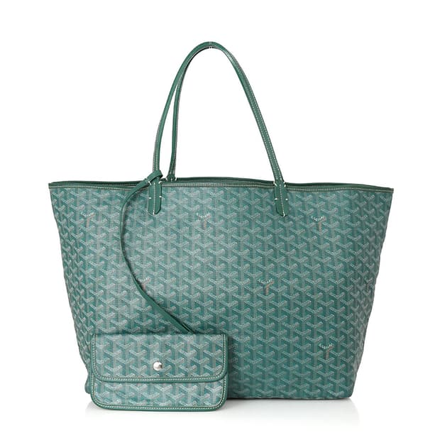 고야드 생루이 GM 숄더 스페셜 컬러 그린 쇼퍼백