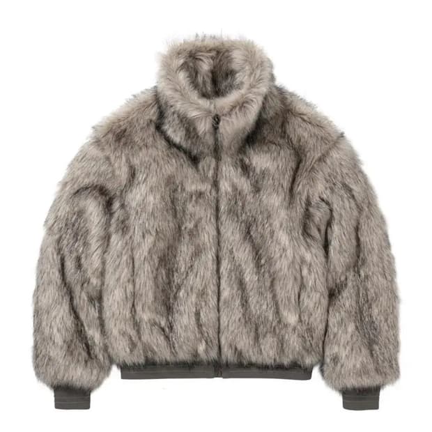 웰빙익스프레스 그레이 퍼자켓 s