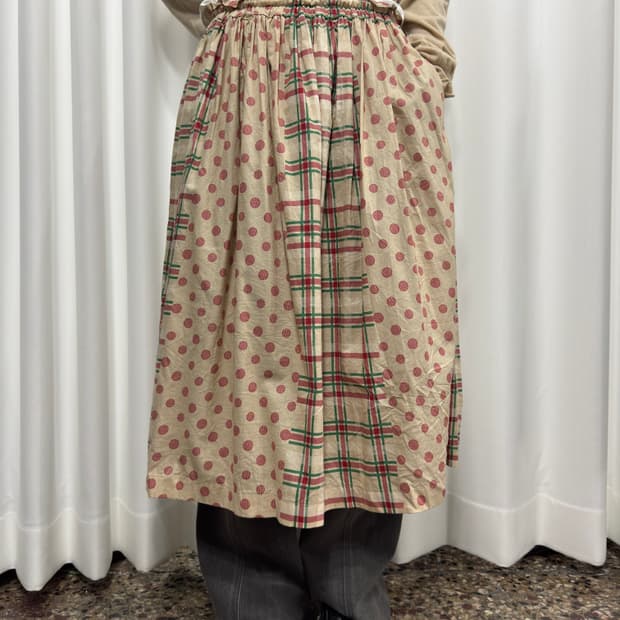 dot&check midi skirt