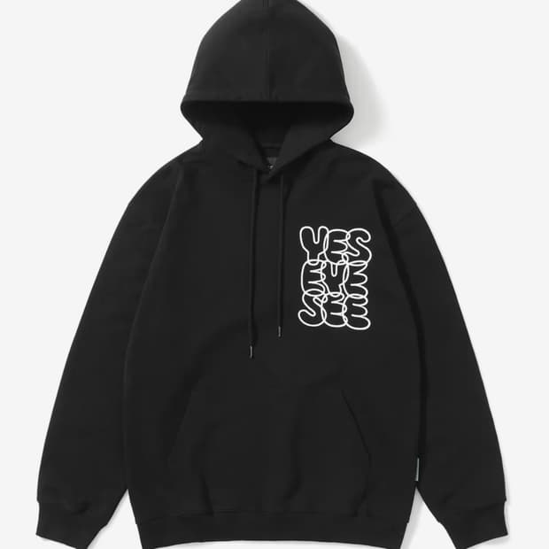 예스아이씨 후드티 C-Logo Hoodie Black S